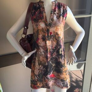 NWT Alice & Olivia jungle safari mini dress